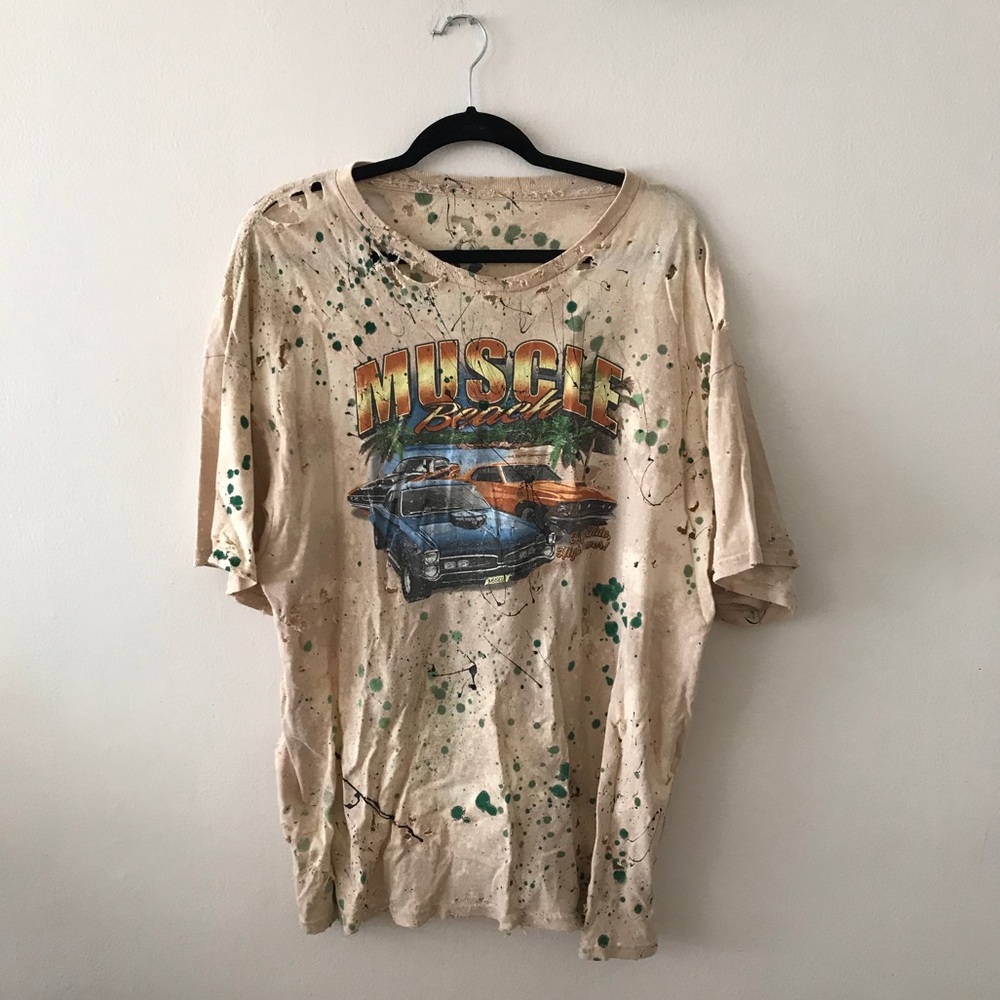 🚨CLEARANCE - MUST GO!🚨VINTAGE MUSCLE BEACH TEE